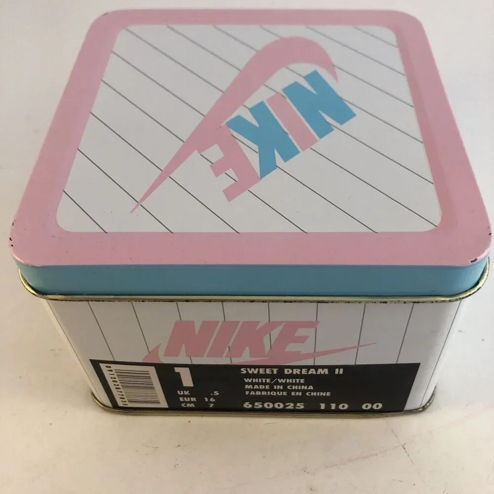 Vintage 1994 Nike Baby Shoes Tin Sweet Dreams II TIN ONLY